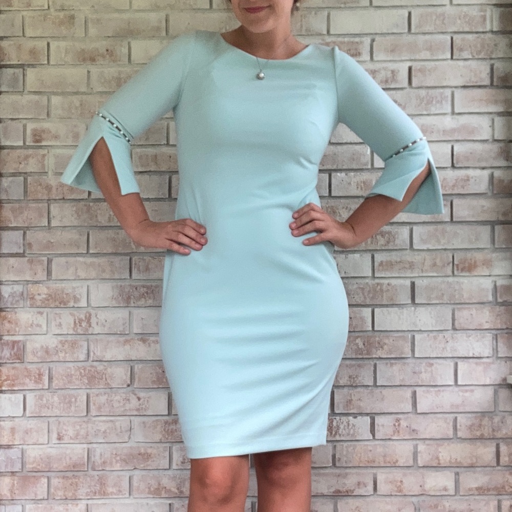 mint Calvin Klein dress - Picture 2 of 4